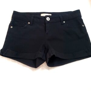 Women's Black Denim Shorts